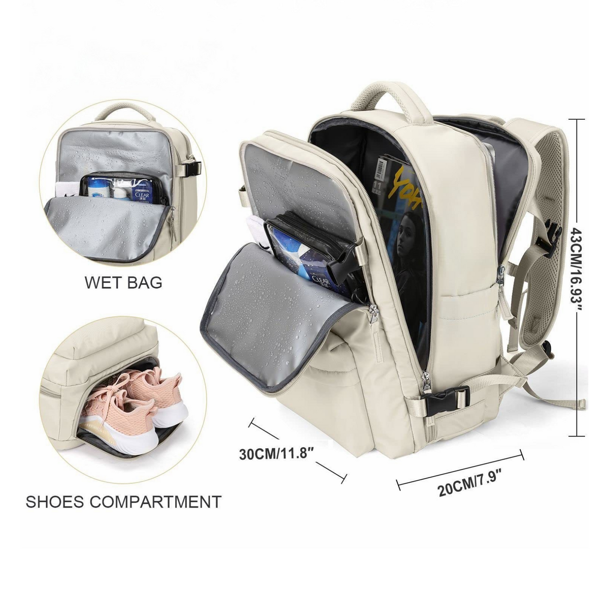 EasePacker™ Waterproof Travel Backpack